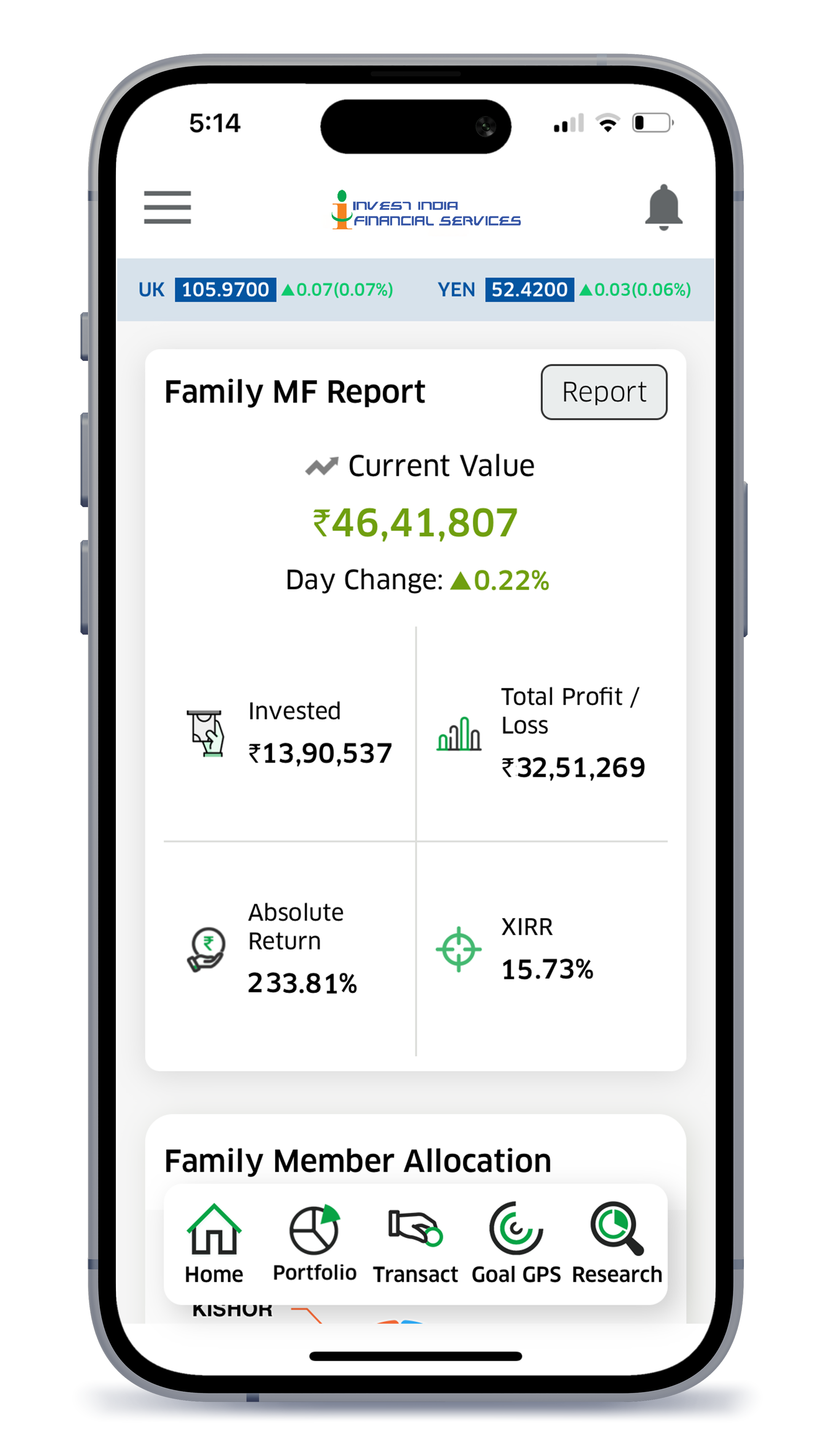 Mobile UI